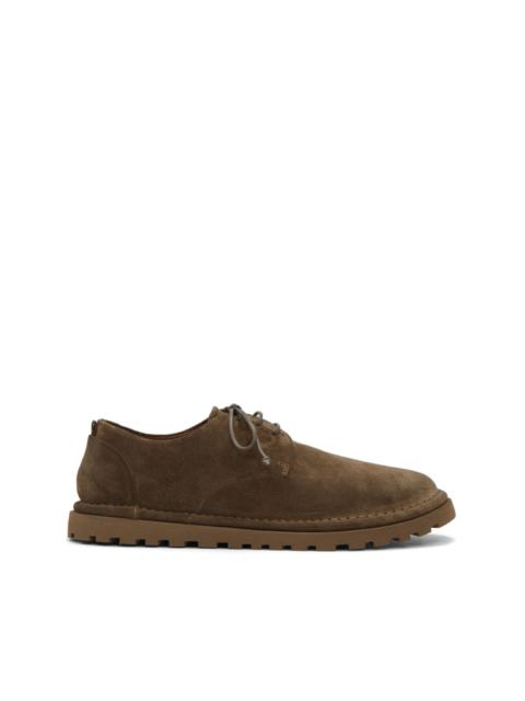 lace-up suede derby shoes