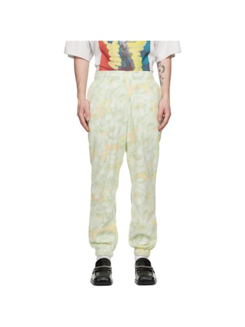 Martine Rose Green Slim Leg Lounge Pants