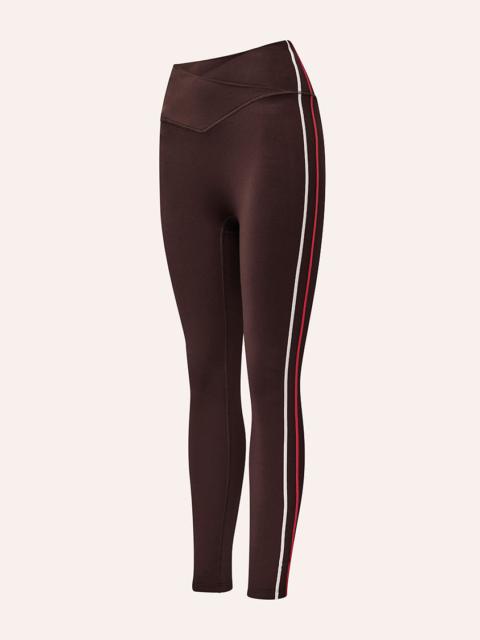 P.E NATION CLARITY FULL LENGTH LEGGING IN DARK PLUM