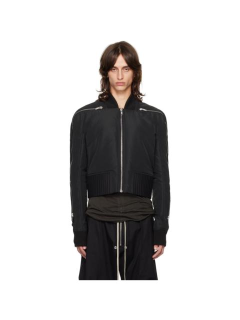 Rick Owens Black Porterville Seb Zip Bomber Jacket