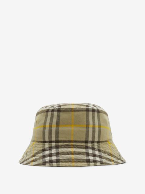 Burberry Check Cotton Bucket Hat