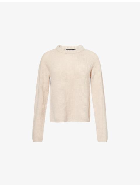 Jenni Kayne Fisherman Raglan-Sleeves Cashmere Jumper