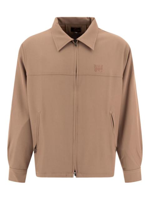 NEEDLES logo-embroidered zip-up jacket