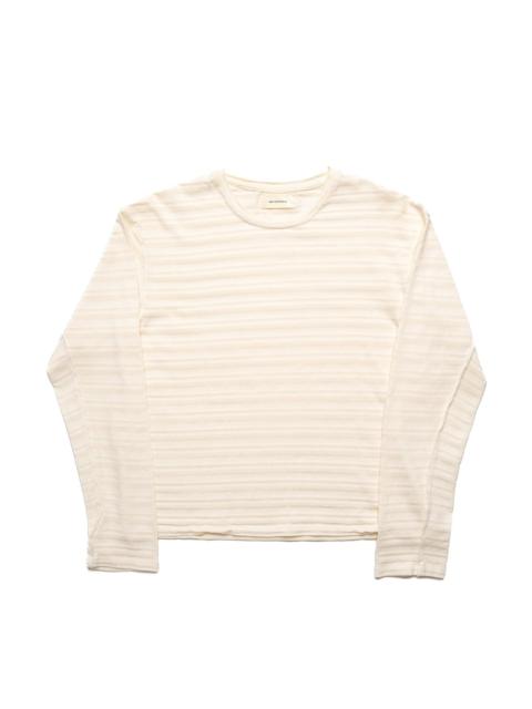 mfpen Round Neck Sweater - Off White Stripe