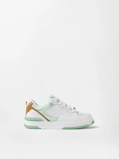 VERSACE Biggie Basket Leather Sneakers