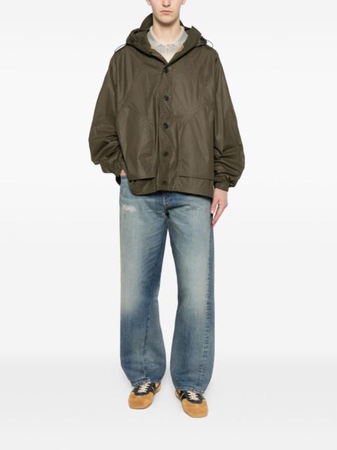 YMC green hooded jacket