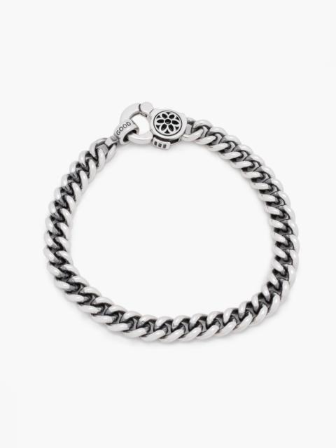 Iron Heart BS-CURBA GOOD ART HLYWD Curb Chain Bracelet Size A - Sterling Silver