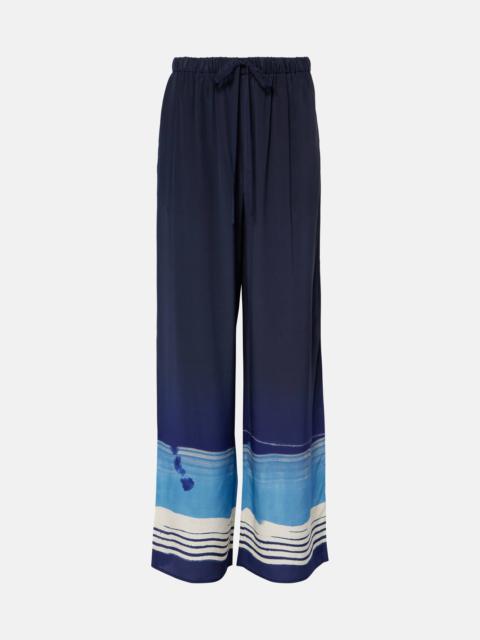 SIR. Mariner silk crêpe wide-leg pants