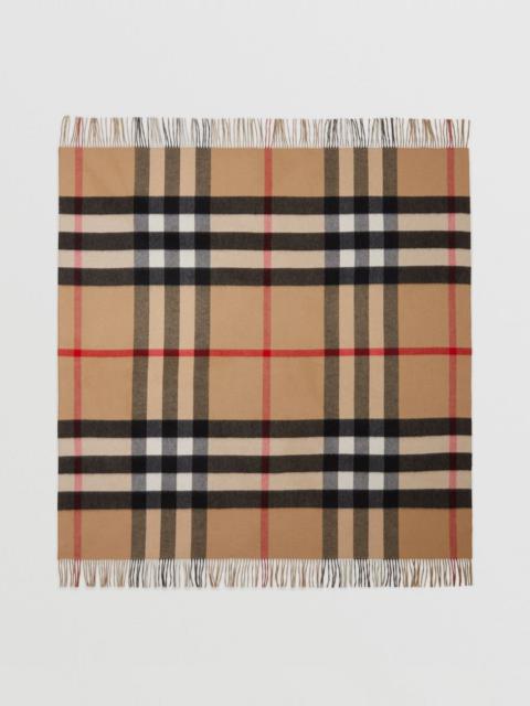 Burberry Check Cashmere Blanket