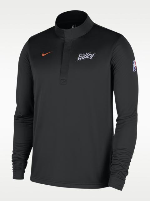 Nike Phoenix Suns City Edition Men's Nike Dri-FIT 1/2-Zip Long-Sleeve Top
