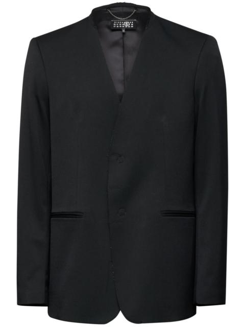 MM6 Maison Margiela Tailoring Wool Suit Jacket | REVERSIBLE 