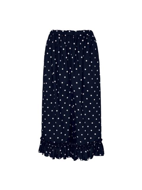 Comme des Garçons GIRL Polka Dot Wide-Leg Pants