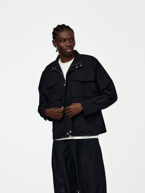 Studio Nicholson VISTA ELASTICATED WAIST JACKET (BLACK)