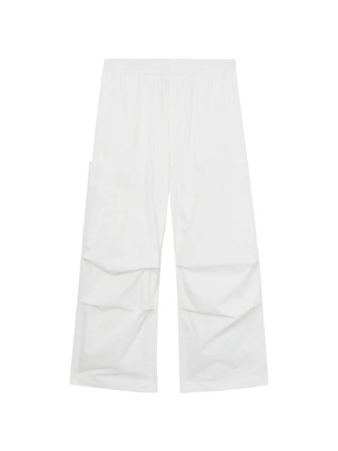 Coulisse cotton cargo trousers