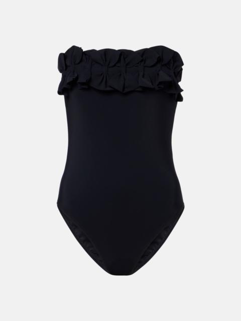KARLA COLLETTO Freya bow-detail bandeau swimsuit