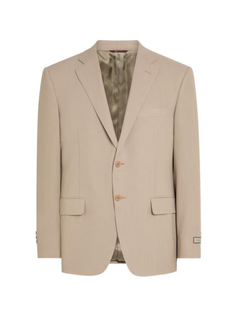 Canali flap-pocket wool suit