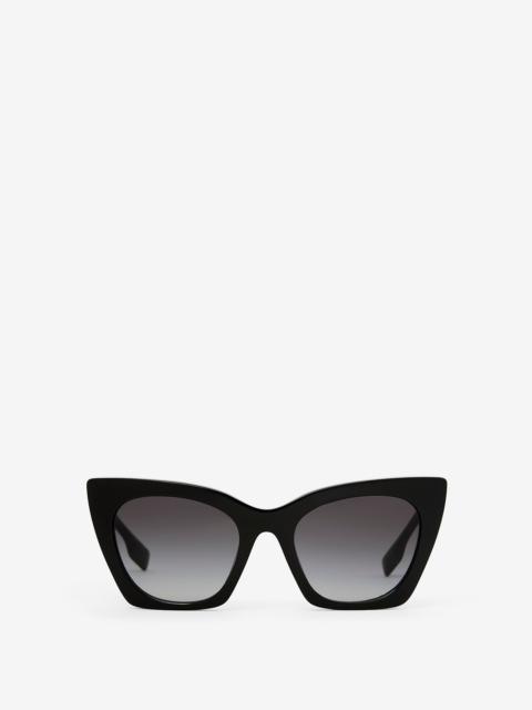 Burberry Logo Detail Cat-eye Frame Sunglasses