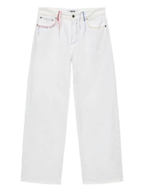 MSGM wide-leg jeans