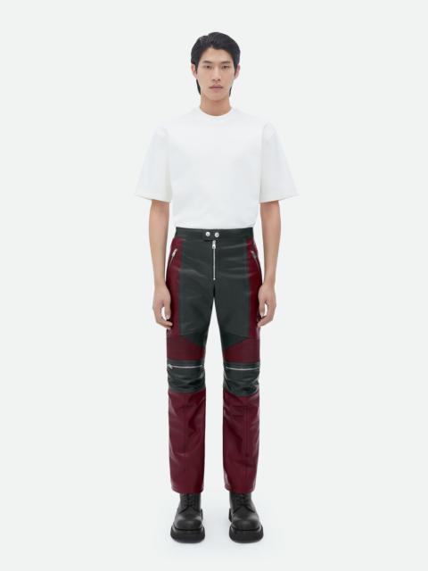 Bottega Veneta leather biker pants