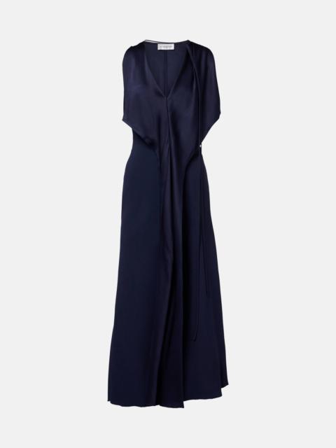 Victoria Beckham Draped satin midi dress