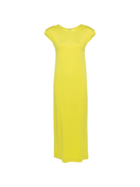 Jil Sander detachable-sleeve maxi dress
