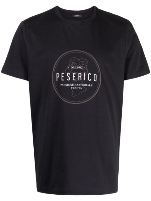 PESERICO logo-print cotton T-shirt