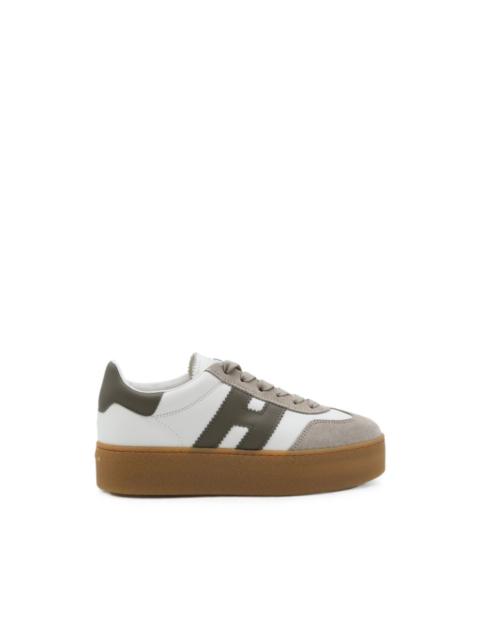 HOGAN logo-patch platform sneakers
