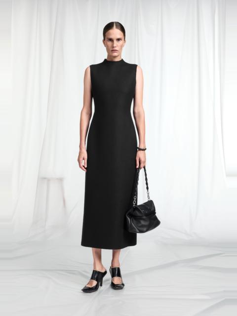 Maison Margiela Mock-Neck Virgin Wool Maxi Dress