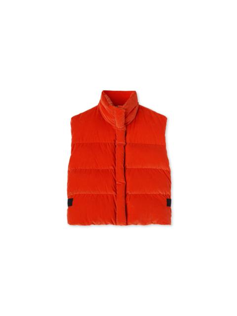 MSGM Padded vest with "Blossom Hallucination" workmanship