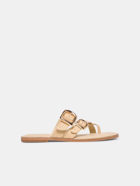 dolce vita SHORE SANDALS SAND RAFFIA