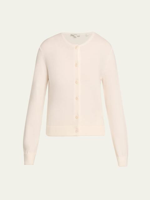 Vince Scallop-Trim Cardigan