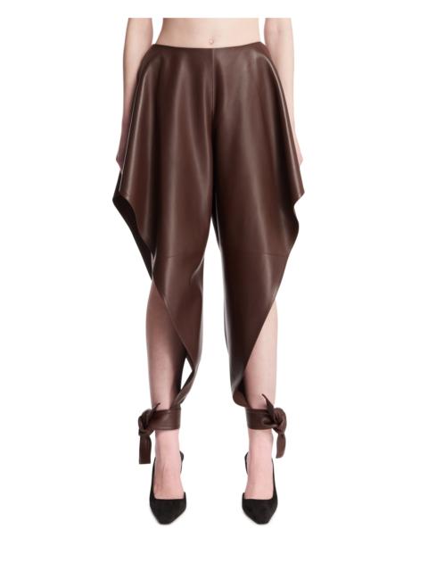 Alaïa Brown Panelled Trousers