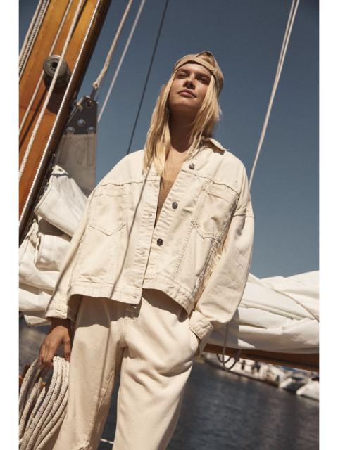 FREE PEOPLE We The Free Opal Swing Denim Jacket