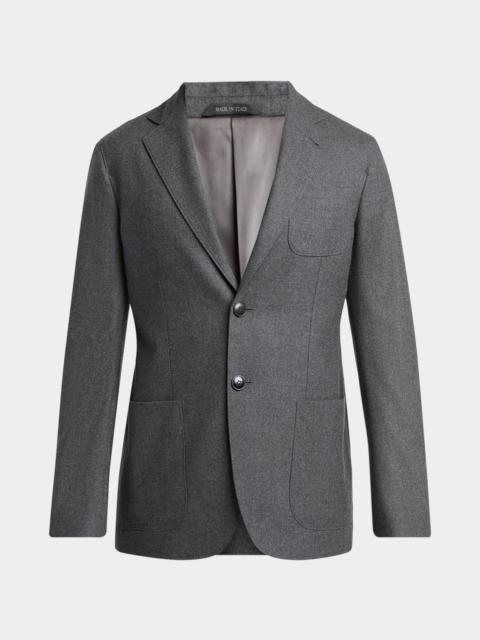 GIORGIO ARMANI Men's Upton Cashmere-Stretch Blazer