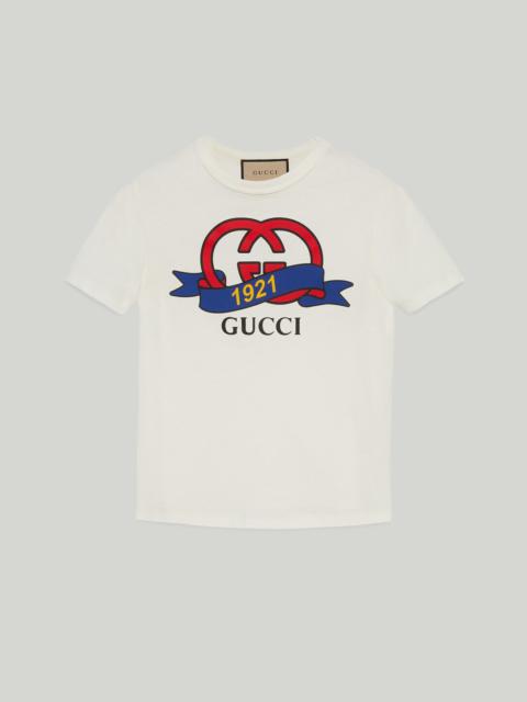 GUCCI Interlocking G 1921 Gucci cotton T-shirt