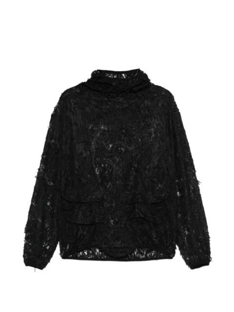 JUNTAE KIM lace hoodie