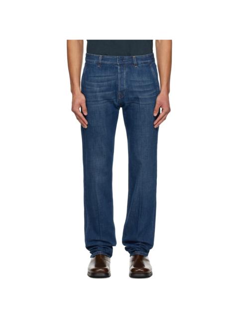 Lanvin Blue Straight Fit Jeans