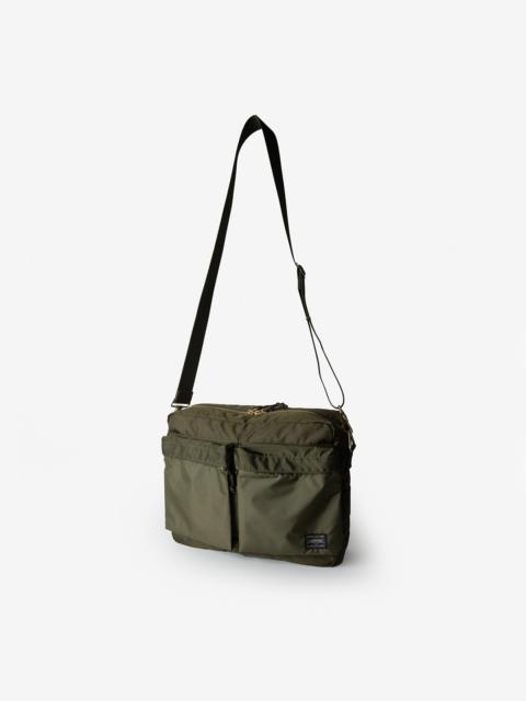 Iron Heart POR-FOR-SHL-OLV Porter - Yoshida & Co. - Force Shoulder Bag - Olive