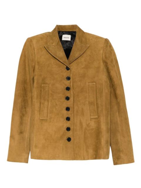 KHAITE suede jacket