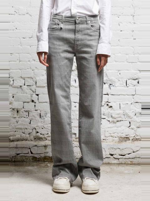 R13 JANE JEAN - PRINTED GLEN PLAID