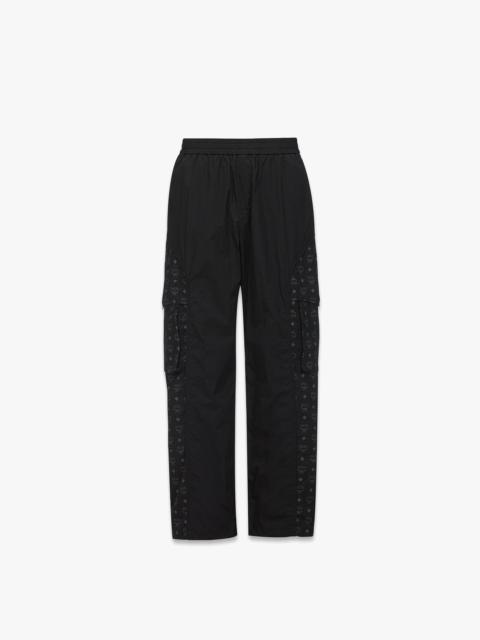 MCM Monogram Cargo Pants in Recycled Nylon