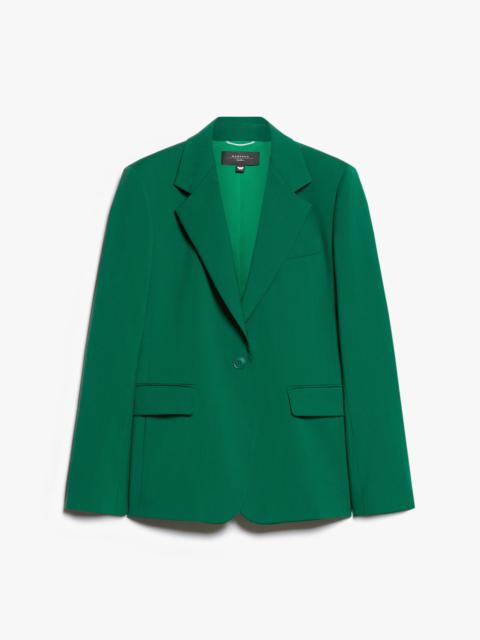 WEEKEND Max Mara LAMINE Natural stretch wool blazer