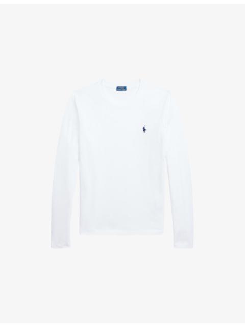 Polo Ralph Lauren Logo-Embroidered Long-Sleeve Cotton T-Shirt
