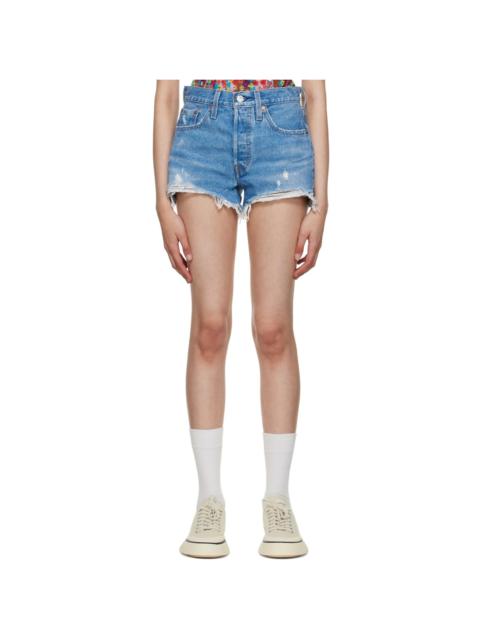 Levi's Blue 501 Original Shorts