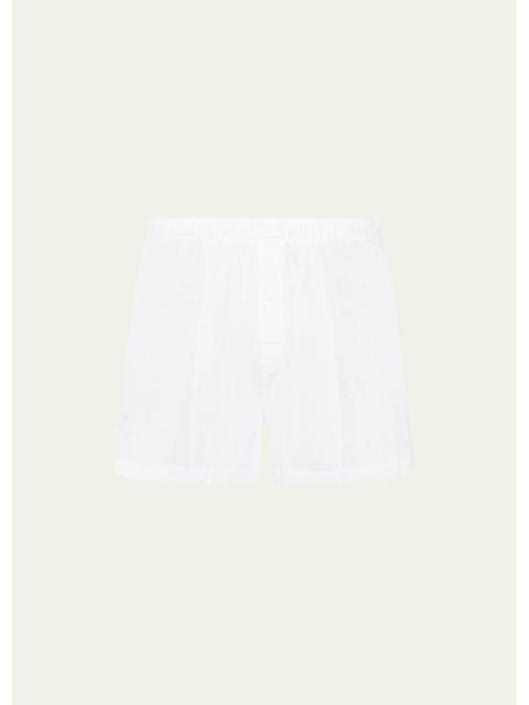 HANRO Men's Sporty Mercerized Cotton Boxers
