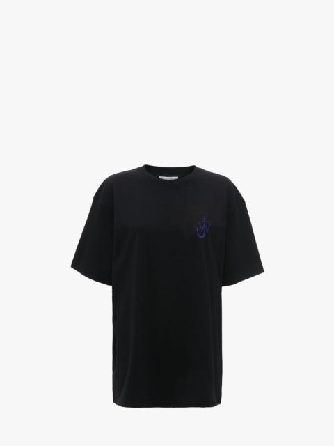 JW Anderson ANCHOR EMBROIDERY BACK PRINT T-SHIRT
