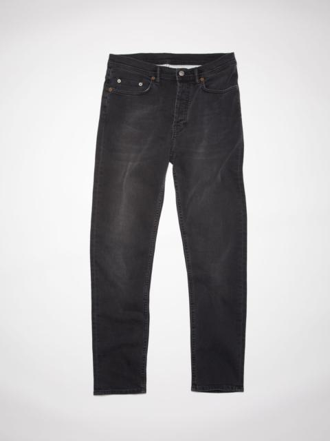 Slim tapered jeans - Used black