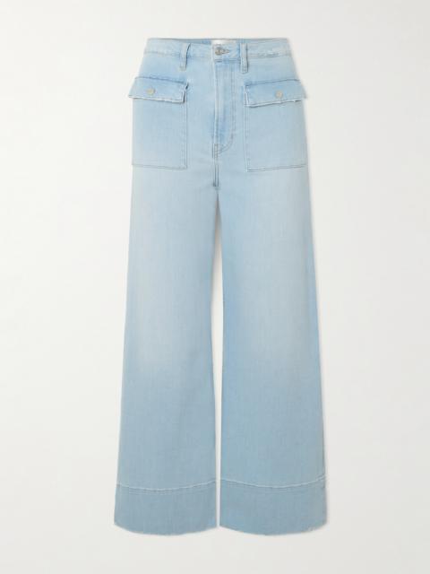 FRAME The 70s Cropped Wide-leg Jeans
