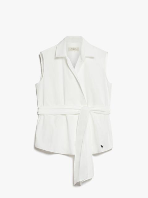 WEEKEND Max Mara DAKAR Sleeveless poplin shirt