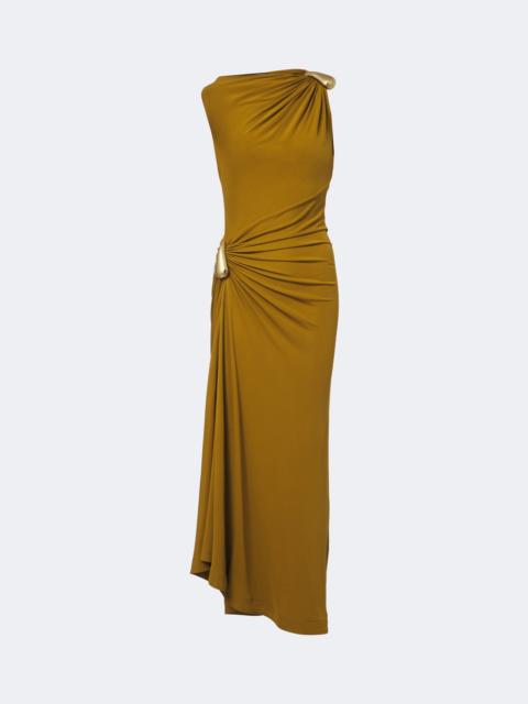 Bottega Veneta Gathered jersey maxi dress